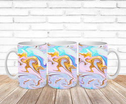 abstract geode gold swirl