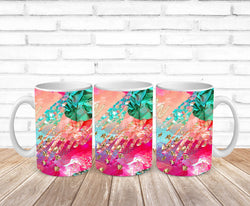 abstract jungle paradise green