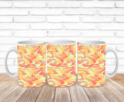 Orange and pink camo