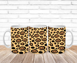 pumpkin leopard print