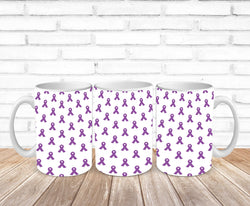 Purple Awareness Ribbon