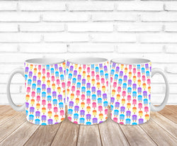 rainbow ice cream bars