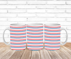 Red, White, Blue & Pink stars