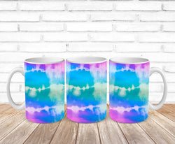 tie-dye accordian stripes