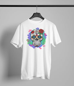 Watercolor Sugar Skull