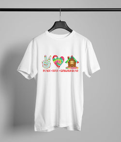 Peace love gingerbread