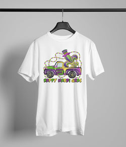 happy mardi gras truck