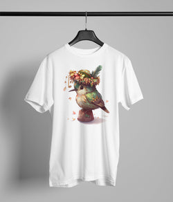 Bird with Floral Hat