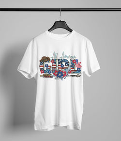 Patriotic American Girl