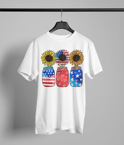 Patriotic Flower Vase