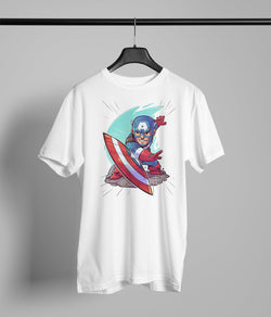 Captain America Throwing Sheild