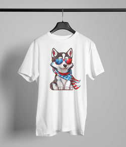Patriotic Husky