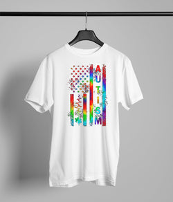 Autism Tie-Dye Flag