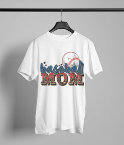 Baseball Mom Vintage Leopard