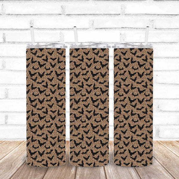 bats on leopard print - DecoTransfers