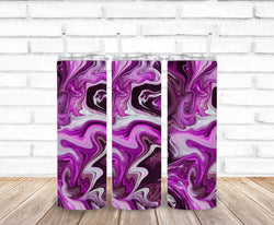 deep purple liquid swirls