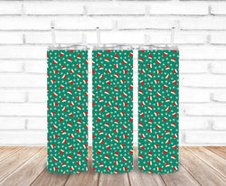 paw prints & santa hats