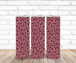 pink skull leopard print