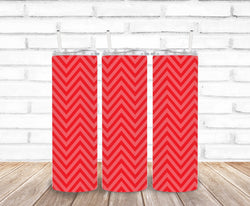 red chevron stripes