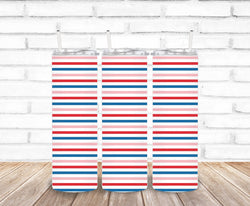 Red, White, Blue & Pink stars