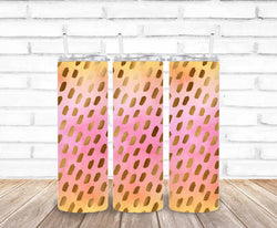 sunset ombre gold spots